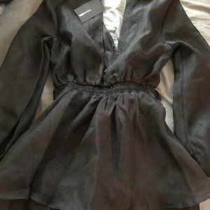 black dress